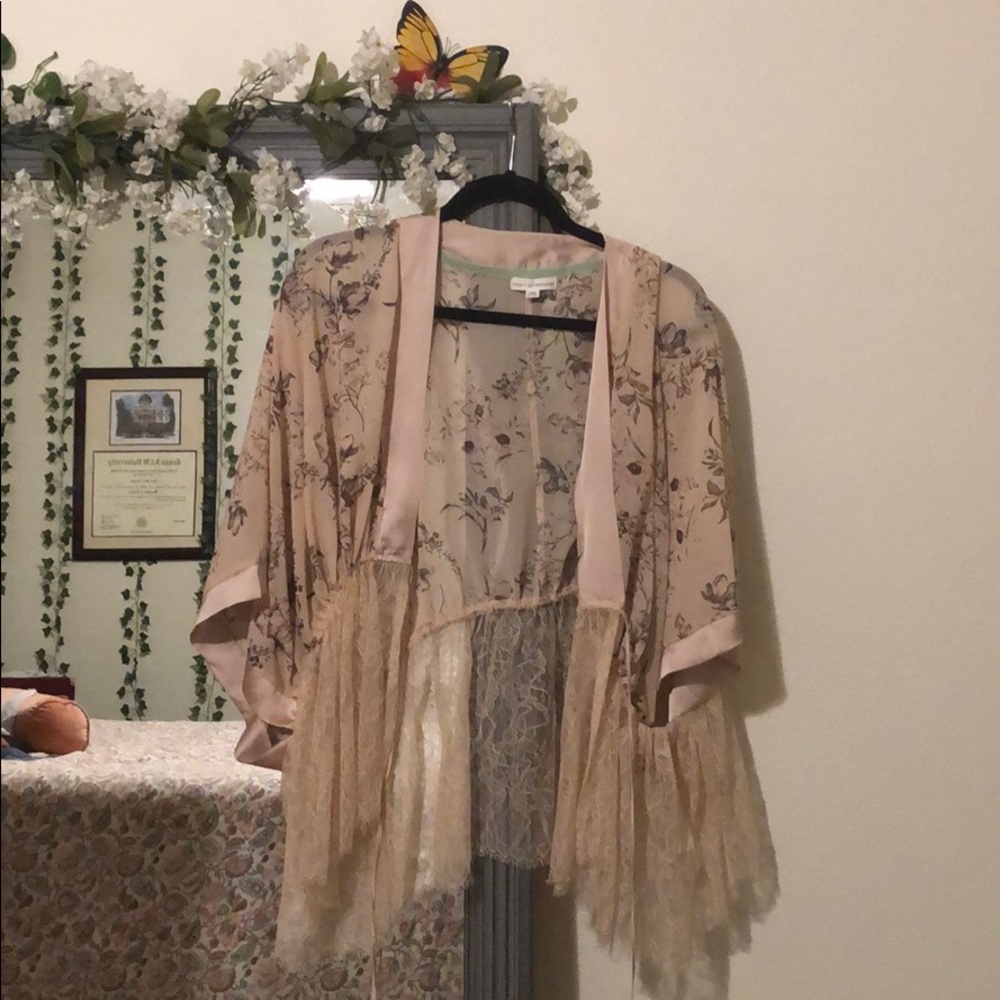 🌼 Cute pink kimono!!